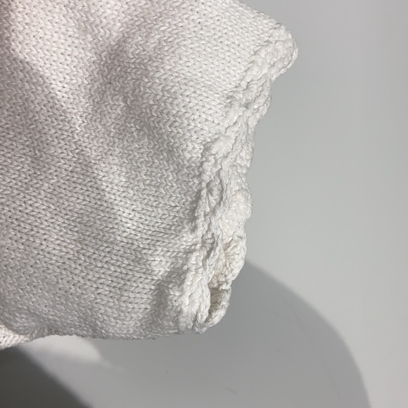 Vintage Floral Embroidered Pearl Button Grandma Knit Shirt Sweater - Picture 5 of 12